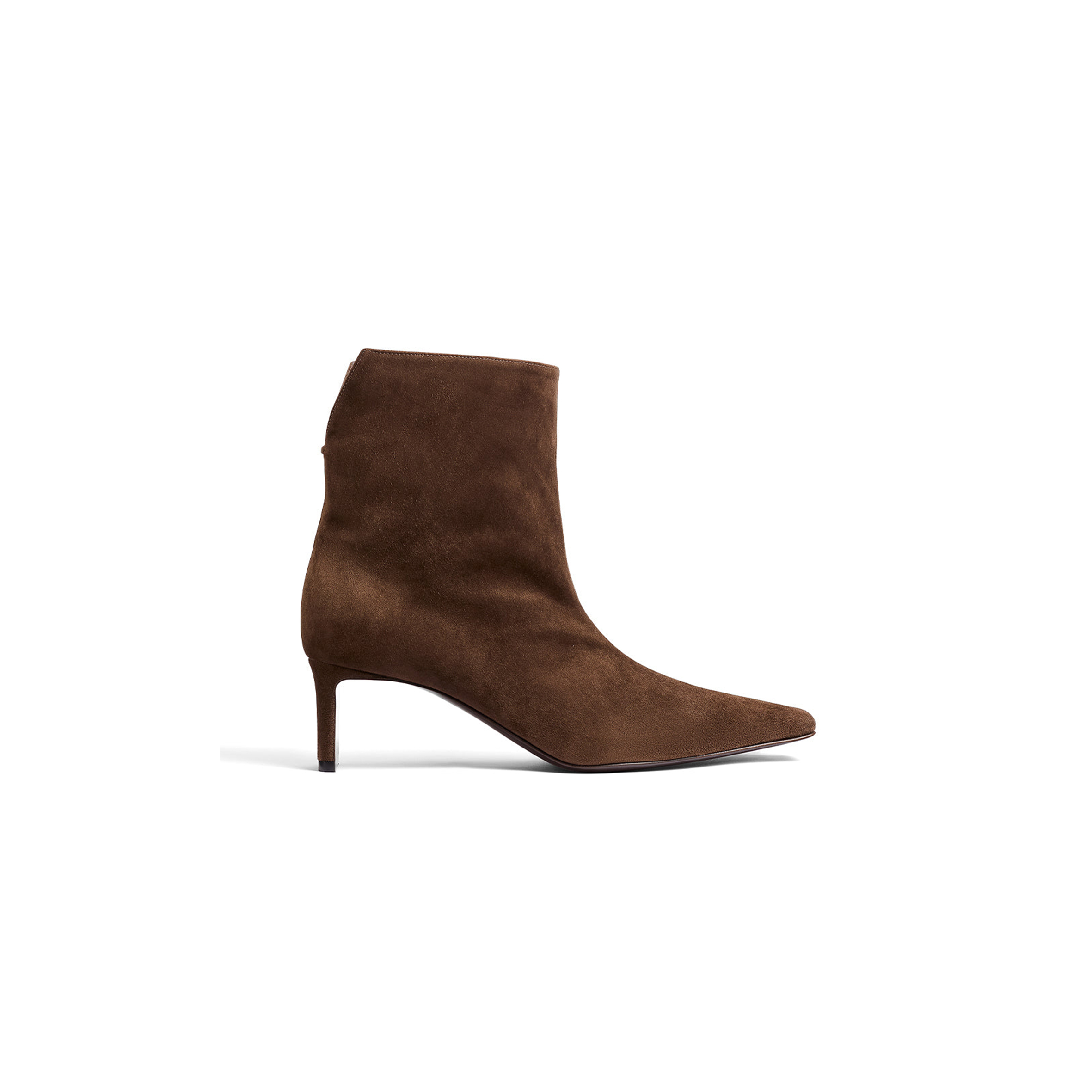 KHAITE ONA 55 SUEDE ANKLE BOOTS P00991833